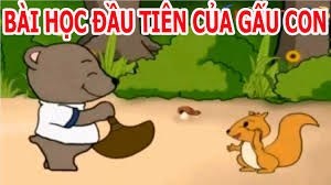 Truyện: BÀI HỌC ĐÂU TIÊN CỦA GẤU CON